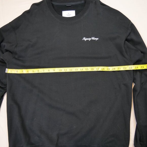 Reigning Champ Black Crewneck Sweatshirt - Picture 3 of 7